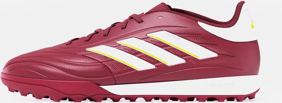 Adidas Copa Pure 2 League TF-Shadow Red/White/Solar Yellow3