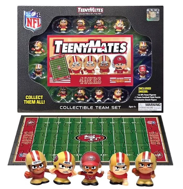 TeenyMates San Francisco 49ers Team Figurine Set