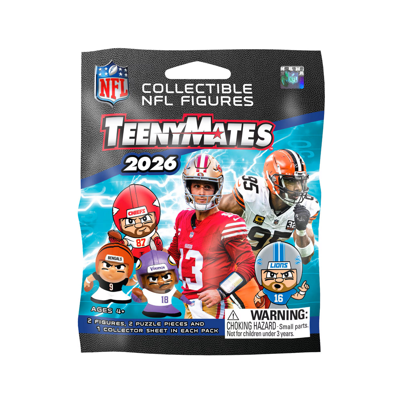 NFL TeenyMates 2026 Series 14 Figurines Blind Pack