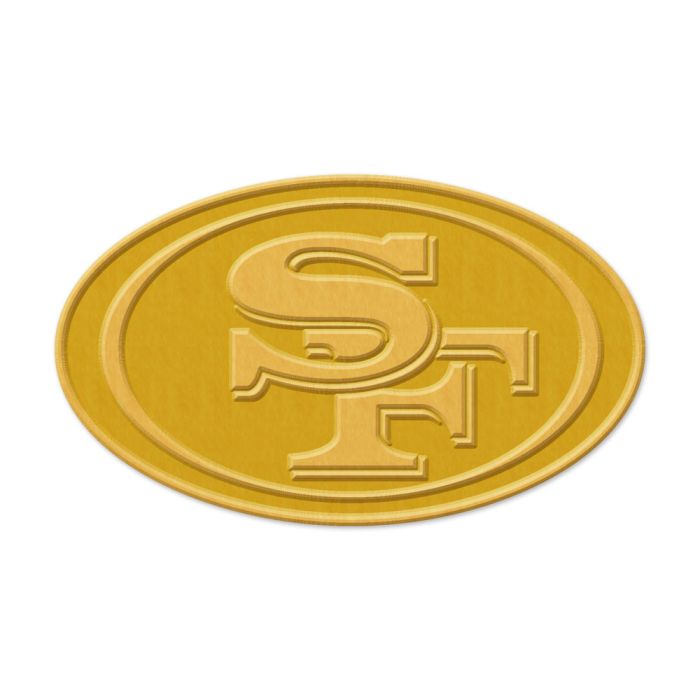 SAN FRANCISCO 49ERS COLLECTOR ENAMEL PIN JEWELRY CARD