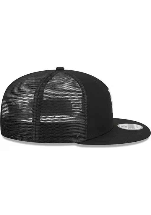 New Era New York Mets Trucker 9FIFTY Snapback Hat-Black/White