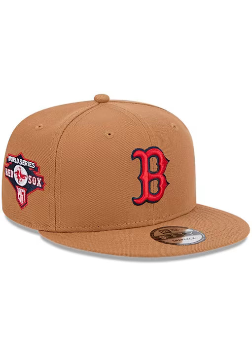 New Era Boston Red Sox Color Pack 9FIFTY Snapback Hat-Light Bronze