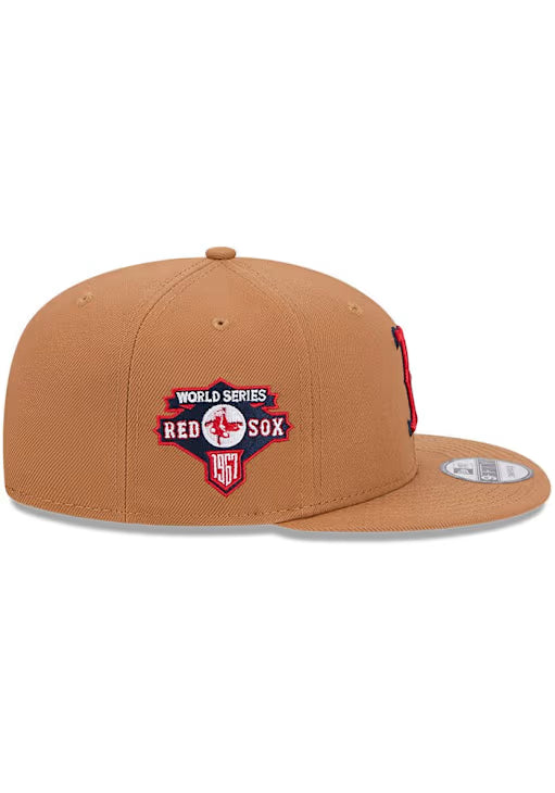 New Era Boston Red Sox Color Pack 9FIFTY Snapback Hat-Light Bronze