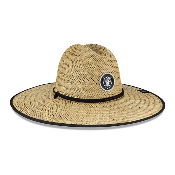 New Era Men's Las Vegas Raiders NFL Training Camp Official Straw Hat
