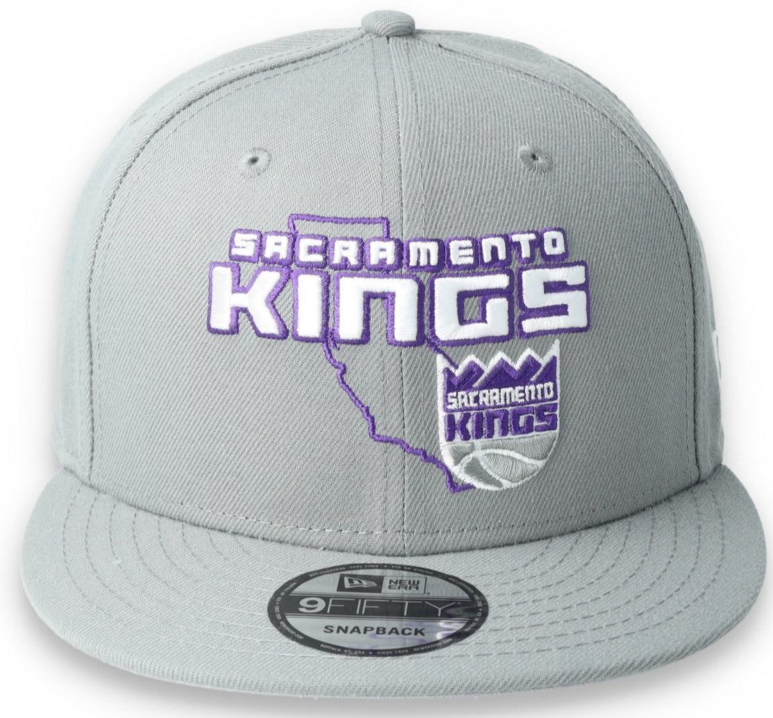 New Era Sacramento Kings State Logo 9FIFTY Snapback Hat