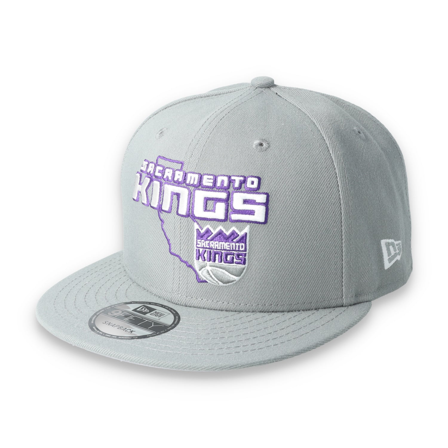 New Era Sacramento Kings State Logo 9FIFTY Snapback Hat