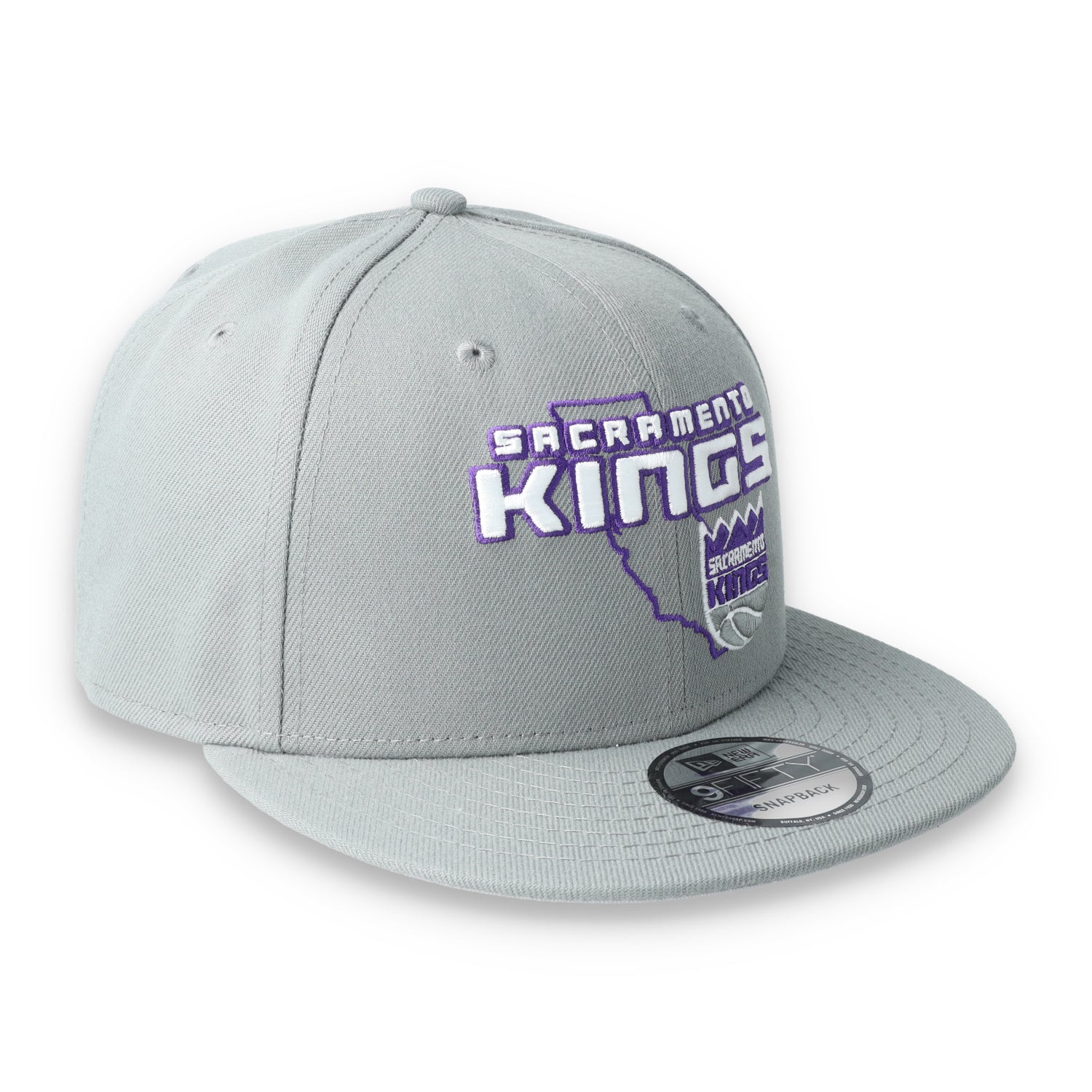 New Era Sacramento Kings State Logo 9FIFTY Snapback Hat