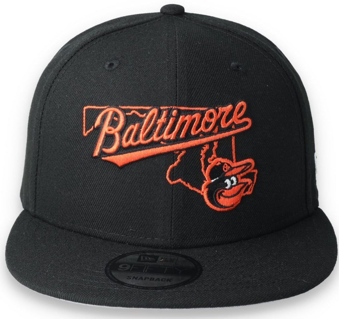 New Era Baltimore Orioles State Logo 9FIFTY Snapback Hat