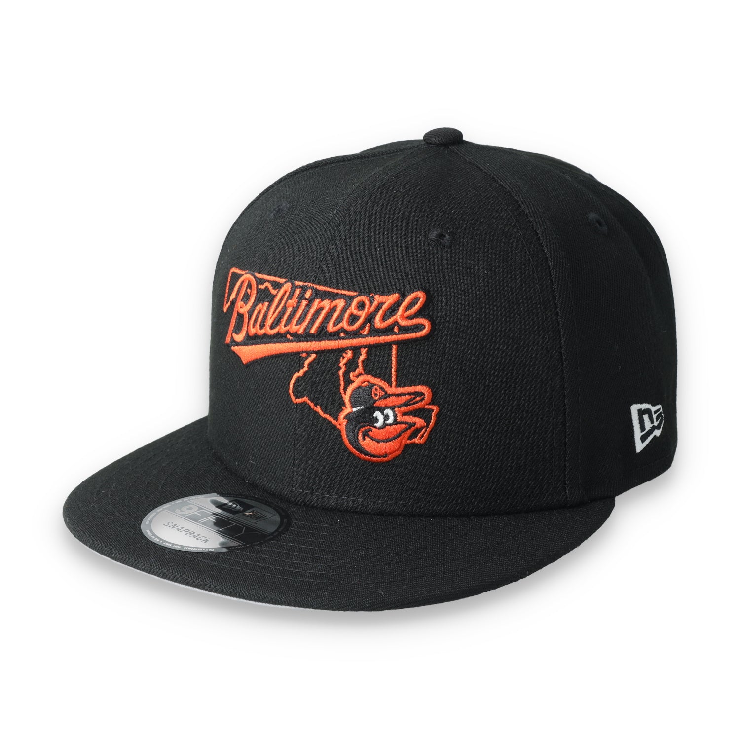 New Era Baltimore Orioles State Logo 9FIFTY Snapback Hat