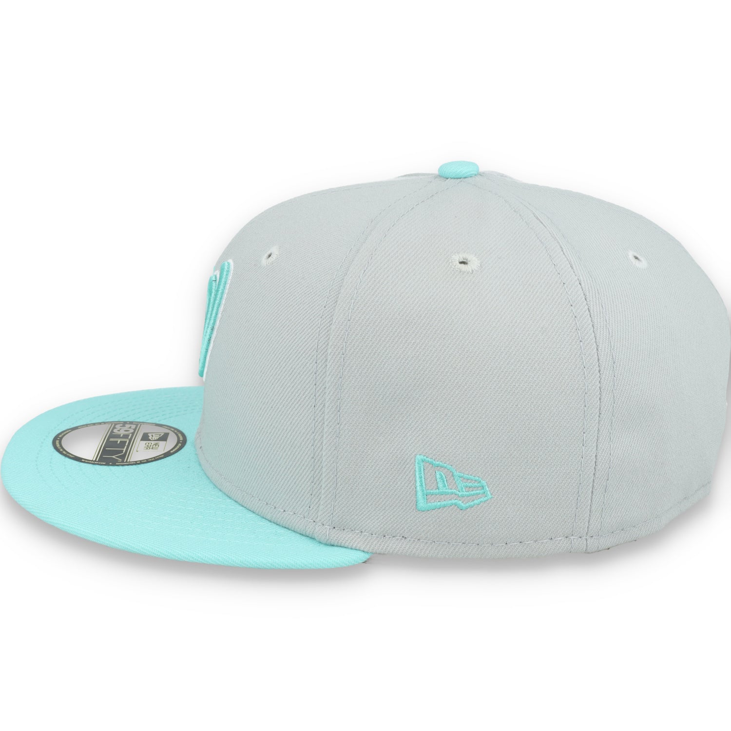 New Era Washington Nationals 2-Tone Color Pack 59FIFTY Fitted Hat-Gray/Turquoise