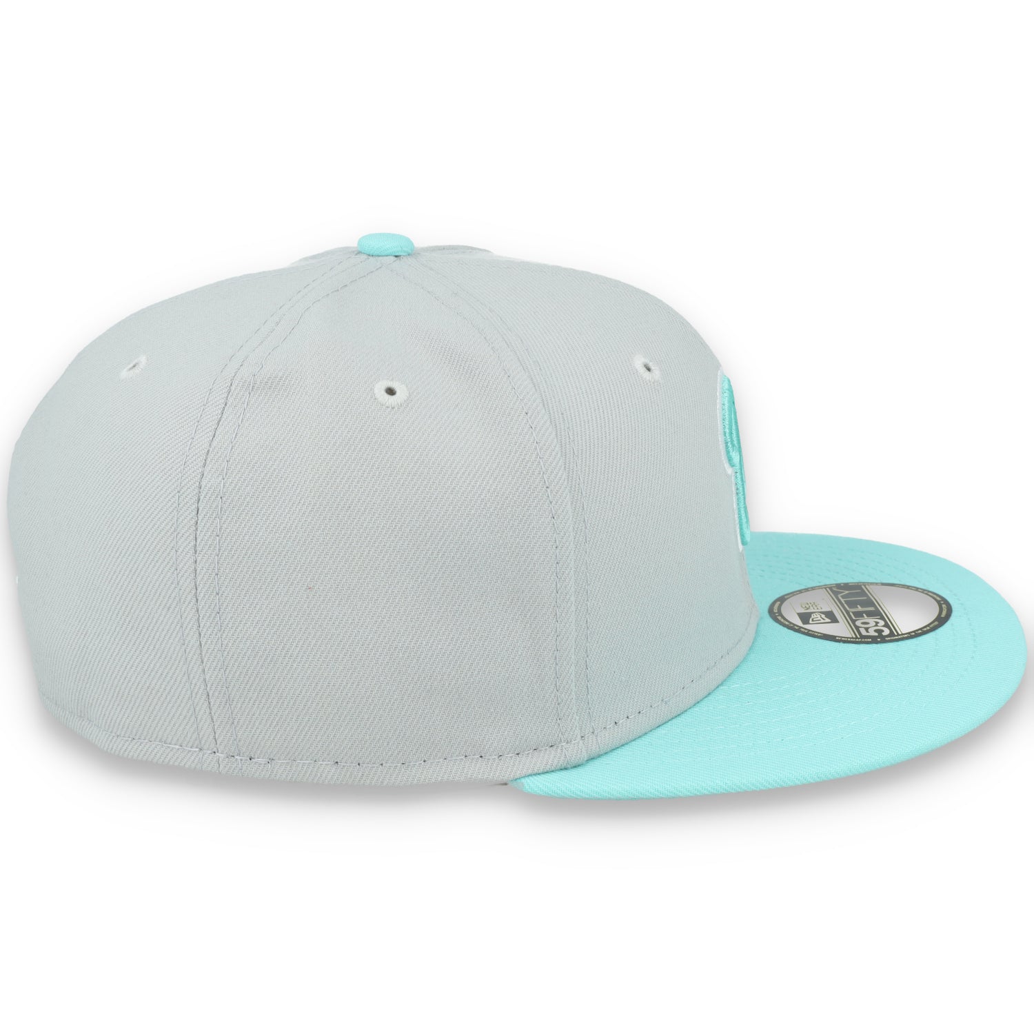New Era Washington Nationals 2-Tone Color Pack 59FIFTY Fitted Hat-Gray/Turquoise