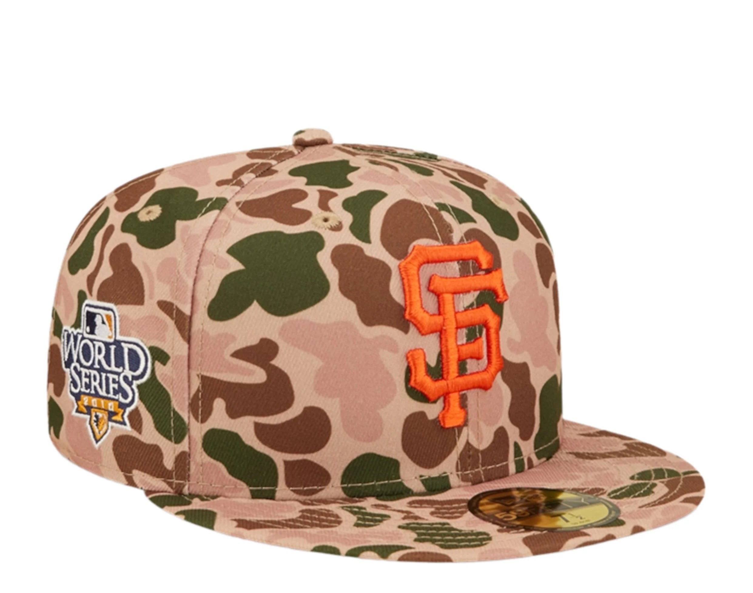 New Era San Francisco Giants 2010 World Series Side Patch Duck Camo 59FIFTY Fitted Hat