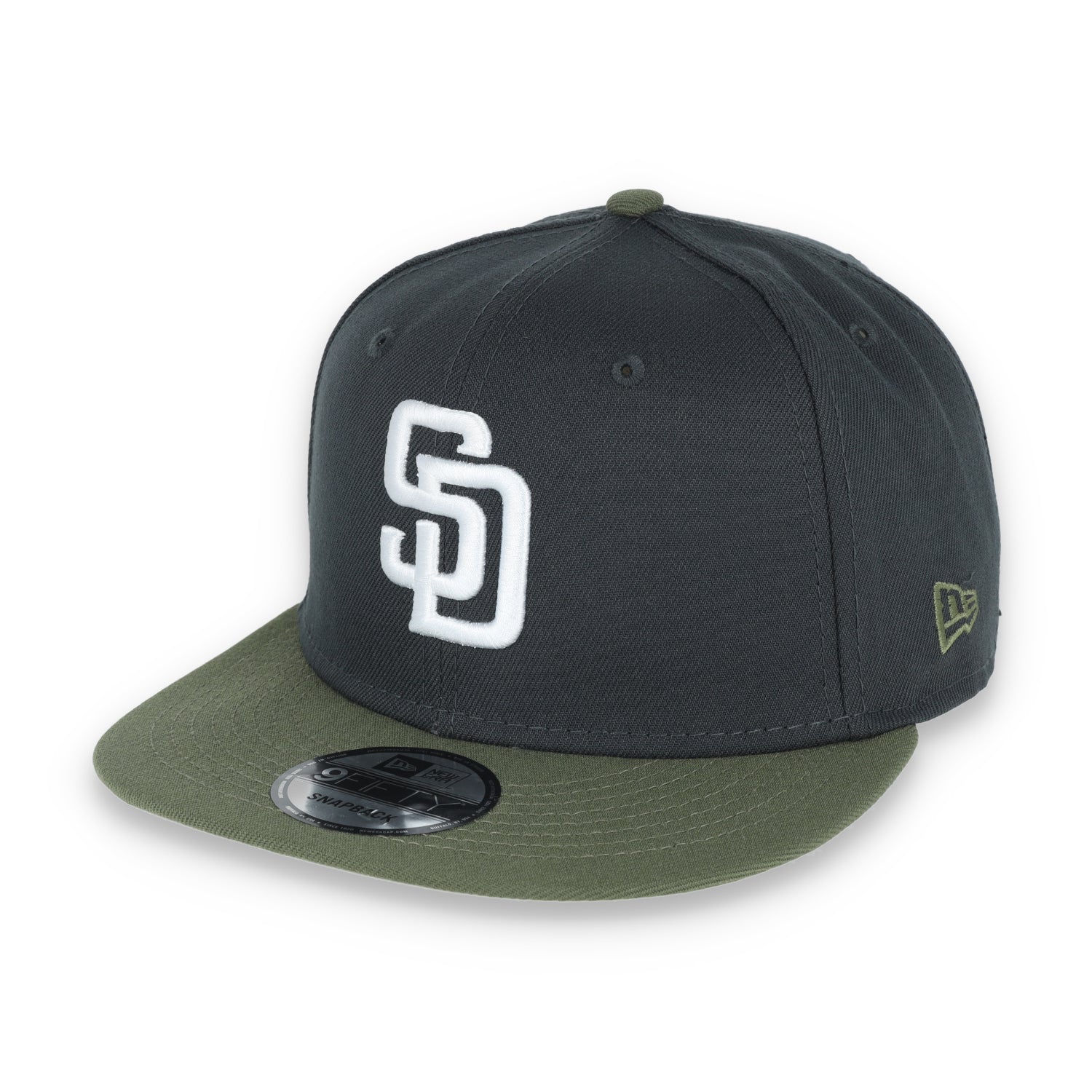 New Era San Diego 2-Tone Color Pack 9FIFTY Snapback Hat-Grey/Olive