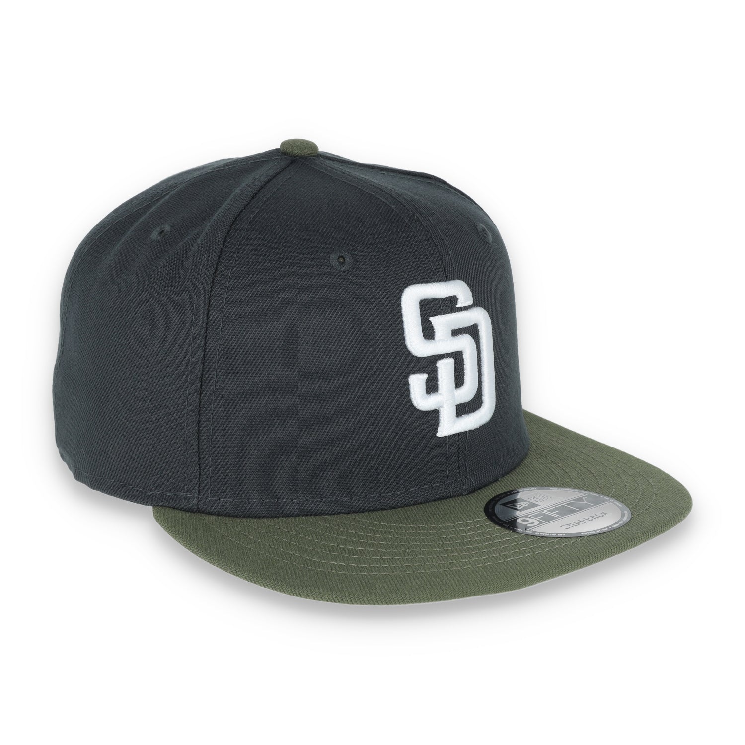 New Era San Diego 2-Tone Color Pack 9FIFTY Snapback Hat-Grey/Olive