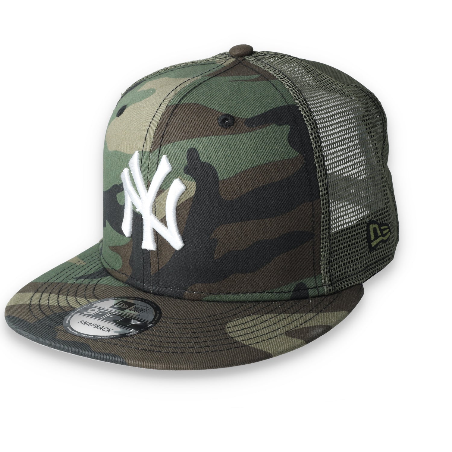 New Era New York Yankees Trucker 9FIFTY Snapback Hat-Camo