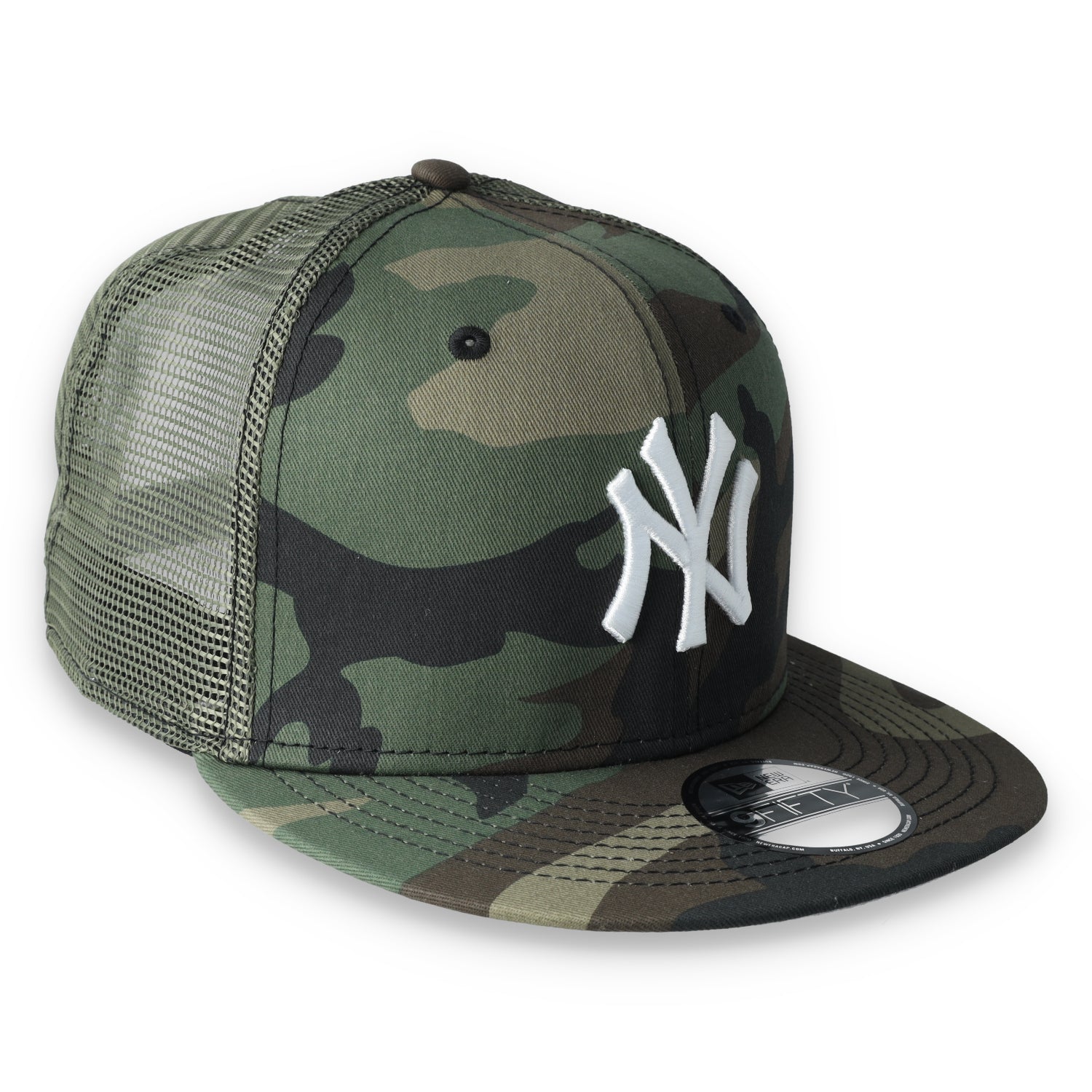 New Era New York Yankees Trucker 9FIFTY Snapback Hat-Camo