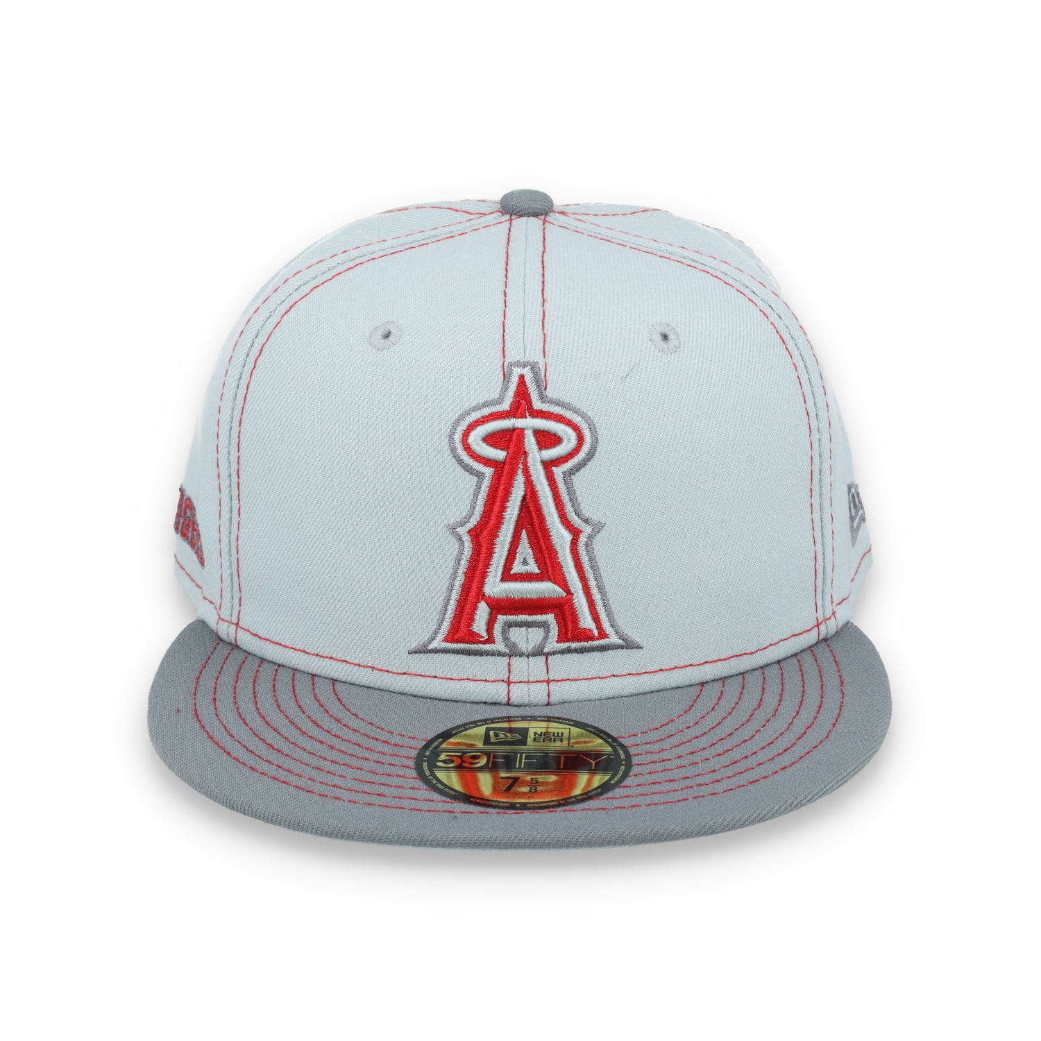 New Era Los Angeles Angels Gray Pop 59FIFTY Fitted Hat- Gray