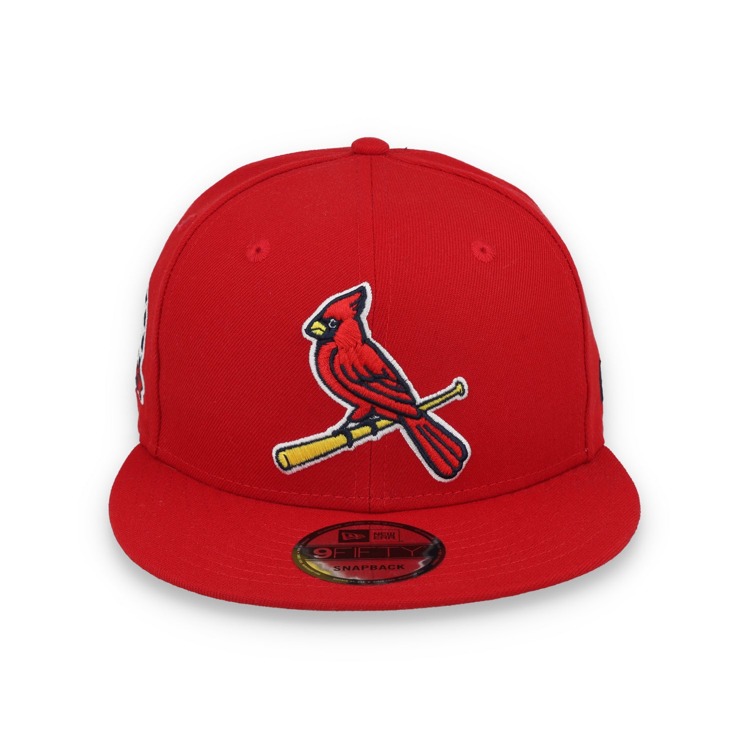 New Era St. Louis Cardinal Side Patch 9FIFTY Snapback Hat-Red