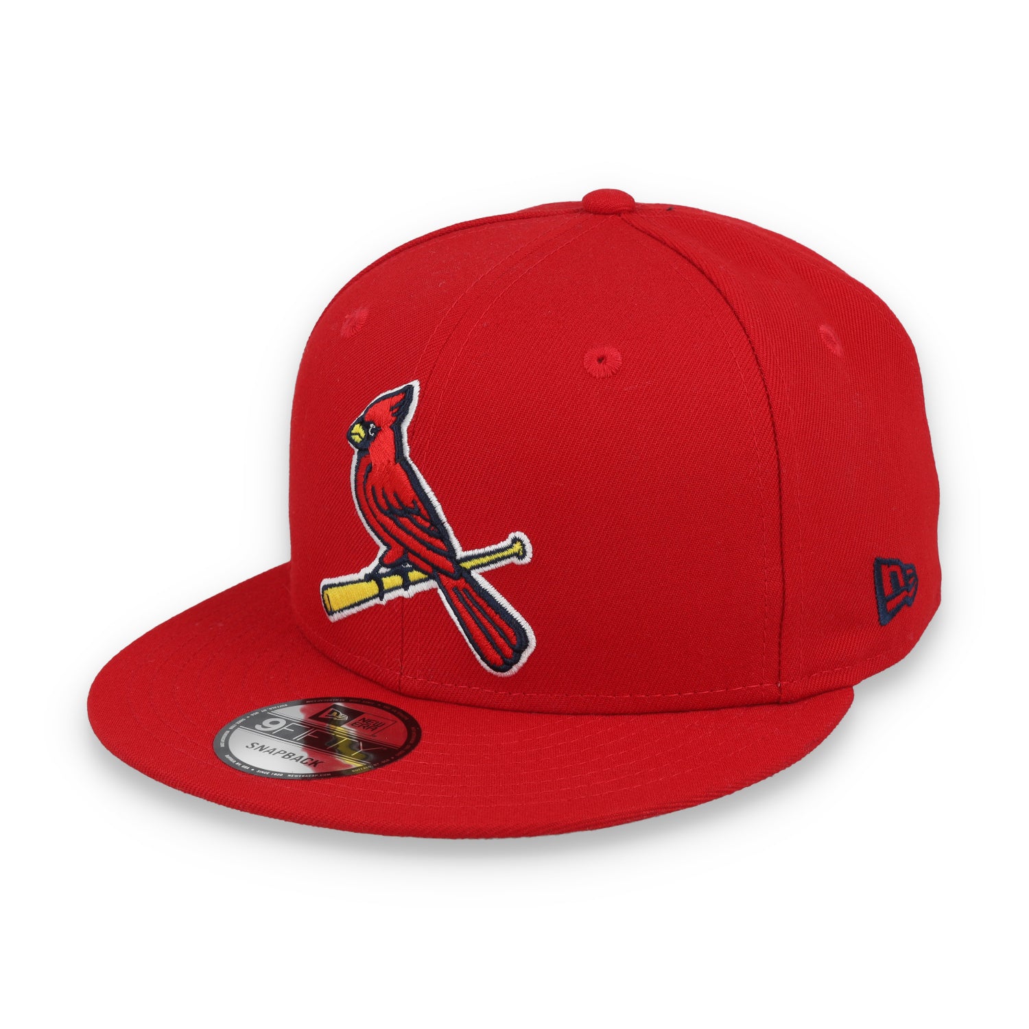 New Era St. Louis Cardinal Side Patch 9FIFTY Snapback Hat-Red