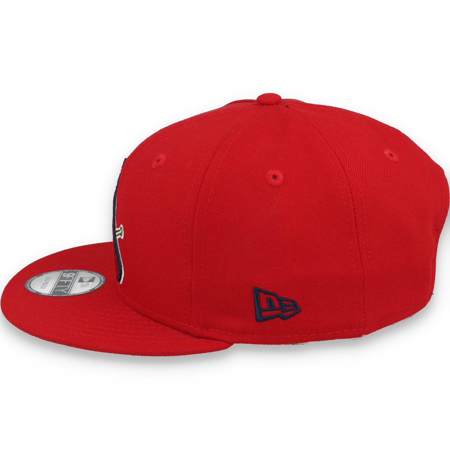 New Era St. Louis Cardinal Side Patch 9FIFTY Snapback Hat-Red