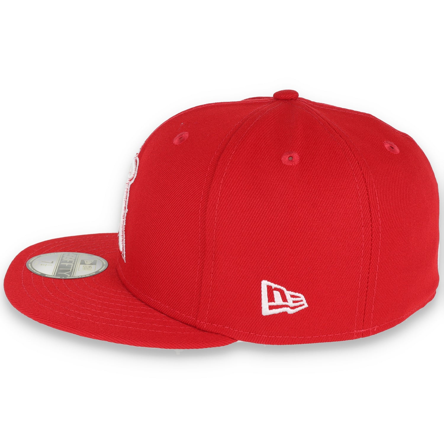 New Era Los Angels Angels 2010 MLB All Star Side Patch 59FIFTY Fitted Hat- Red/White