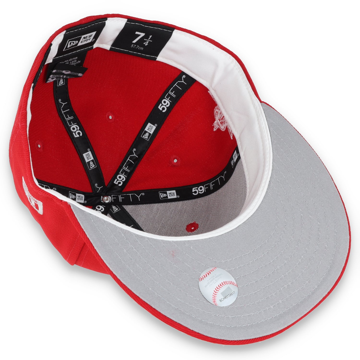 New Era Los Angels Angels 2010 MLB All Star Side Patch 59FIFTY Fitted Hat- Red/White