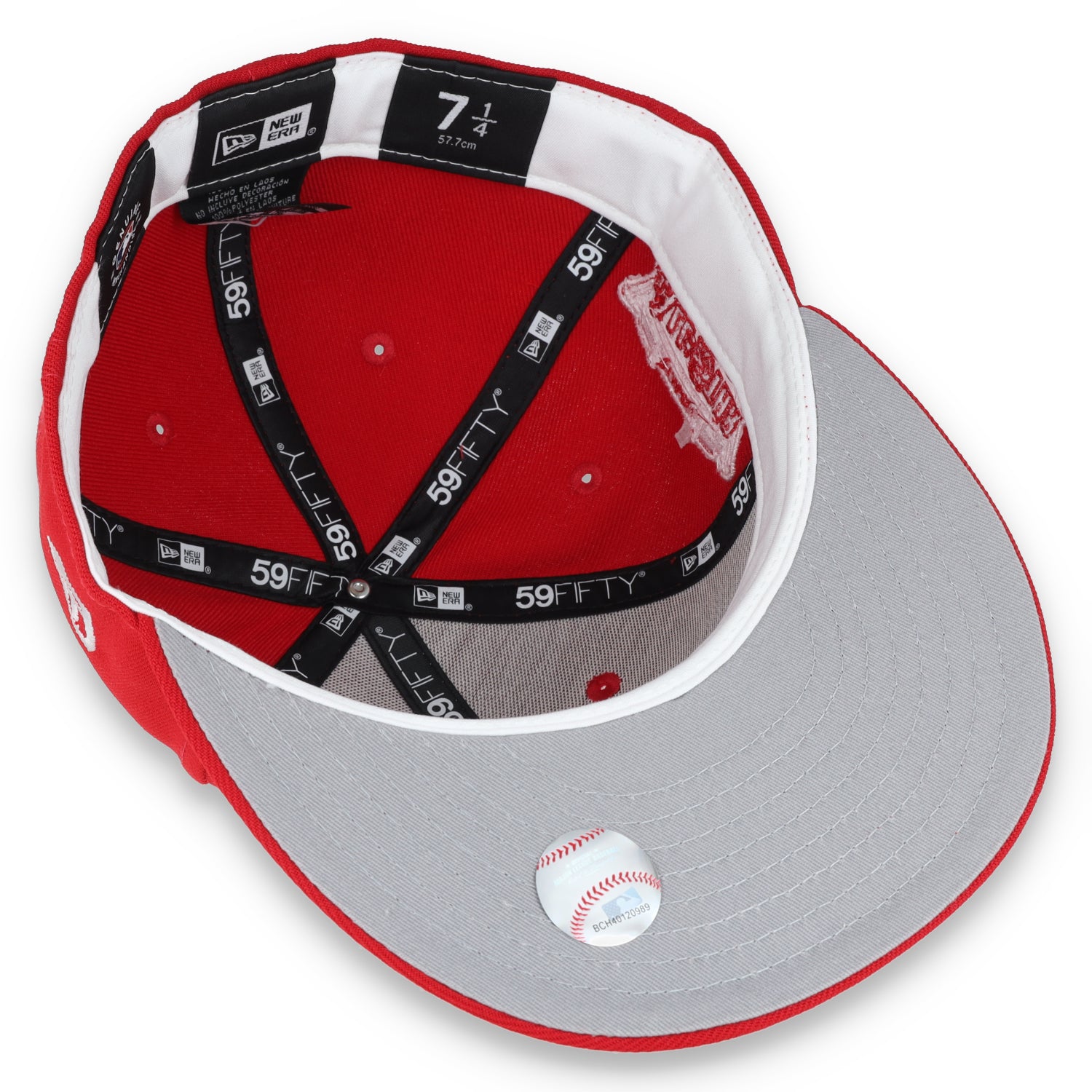 New Era Kansas City Royals Side Patch 2015 World Series 59Fifty Fitted Hat-Scarlet