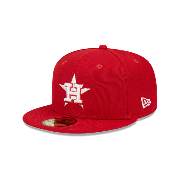 New Era Houston Astros Side Patch 2017 World Series 59FIFTY Hat-Red/White