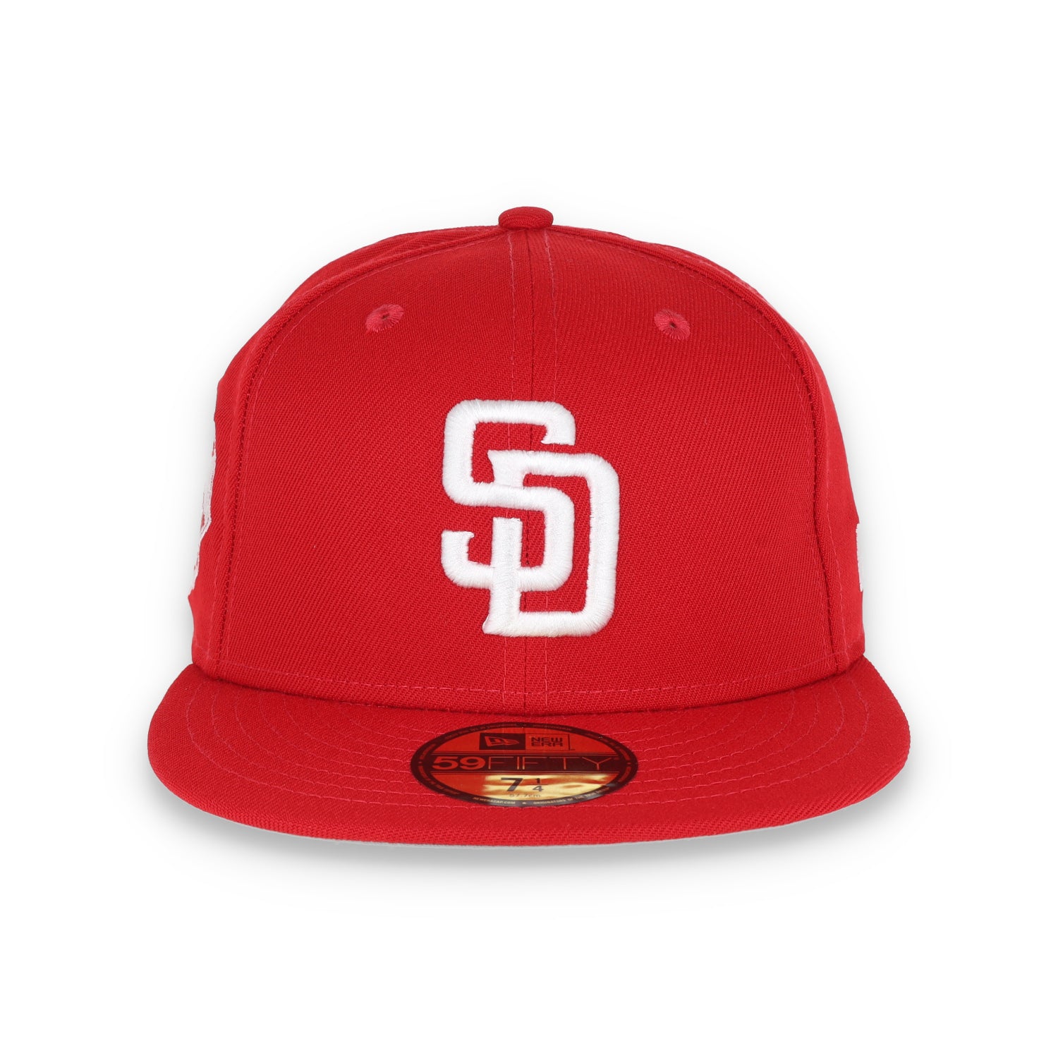 New Era San Diego Padres Side Patch 2015 All Star Game 59FIFTY Fitted Hat-Red/White