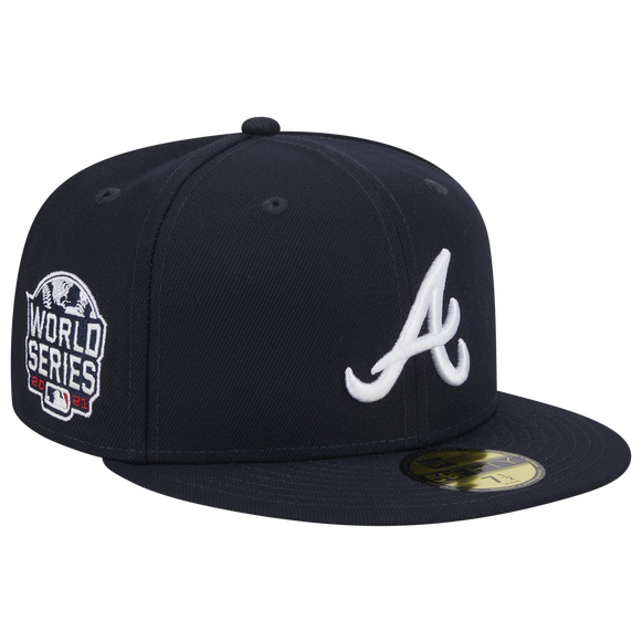 New Era Atlanta Braves 2021 World Series Team Color 59FIFTY Fitted Hat - Navy