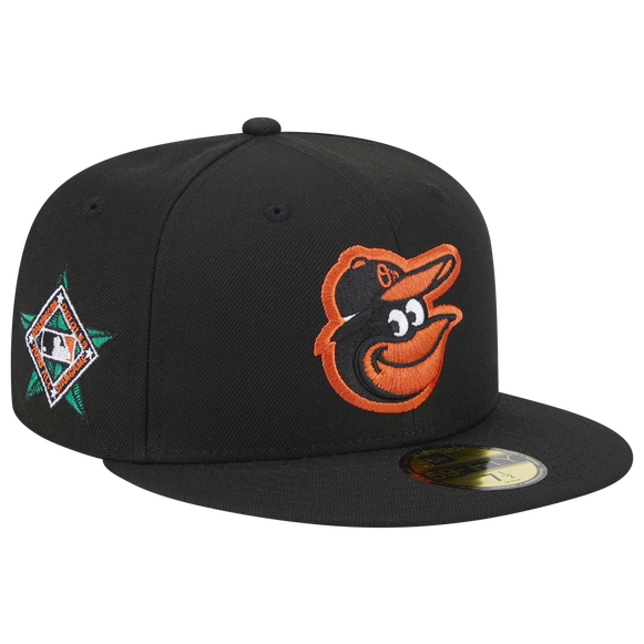NEW ERA BALTIMORE ORIOLES 1993 ALL STAR SIDE PATCH 59FIFTY FITTED-BLACK/ORANGE