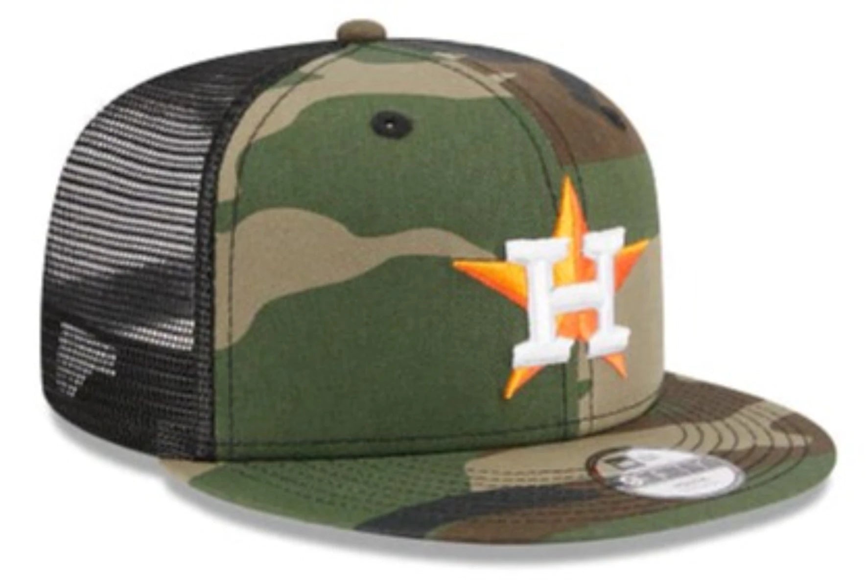 New Era Youth Houston Astros 9FIFTY Trucker Snapback Hat