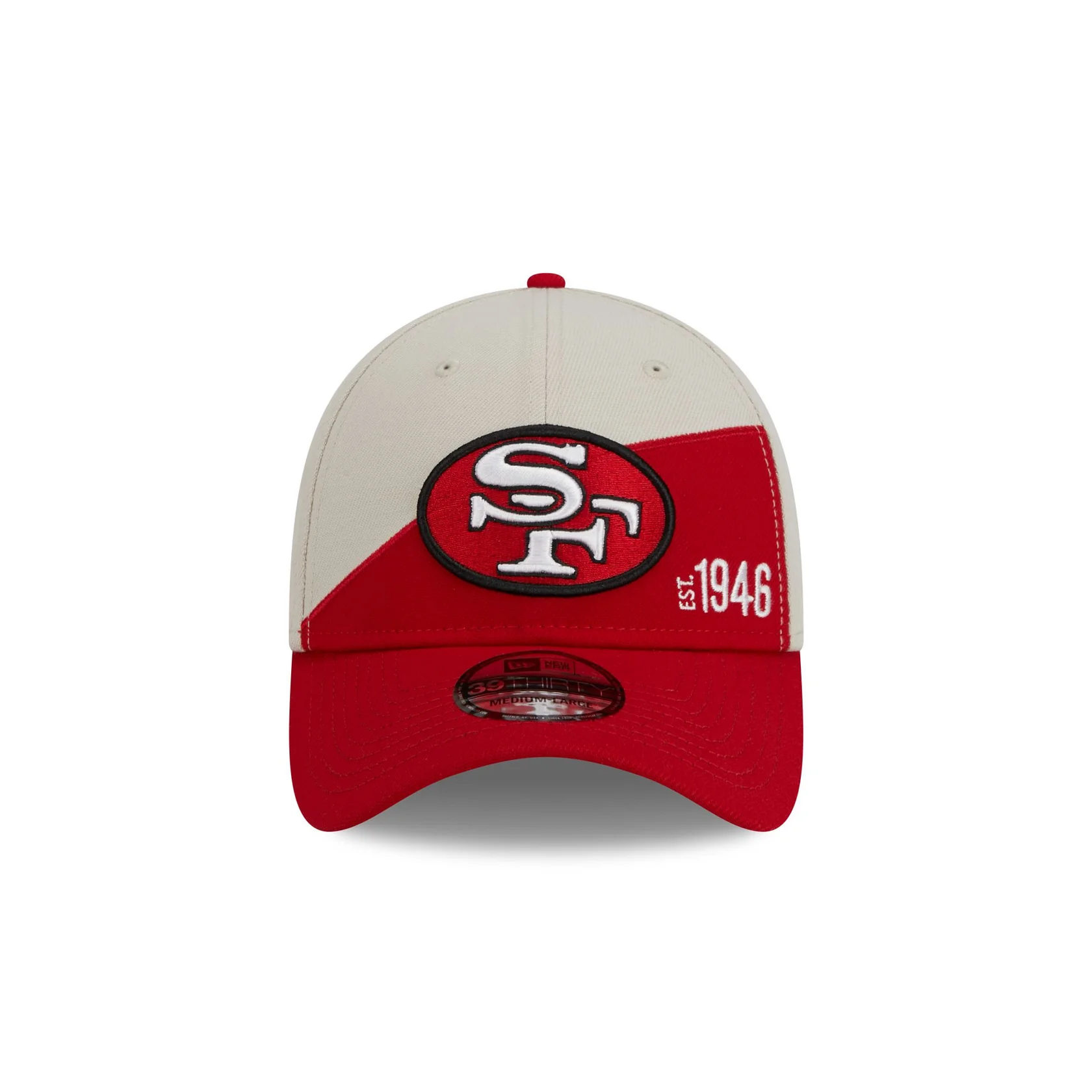 New Era San Francisco 49ers 2023 Sideline Historic 39THIRTY Stretch Fit