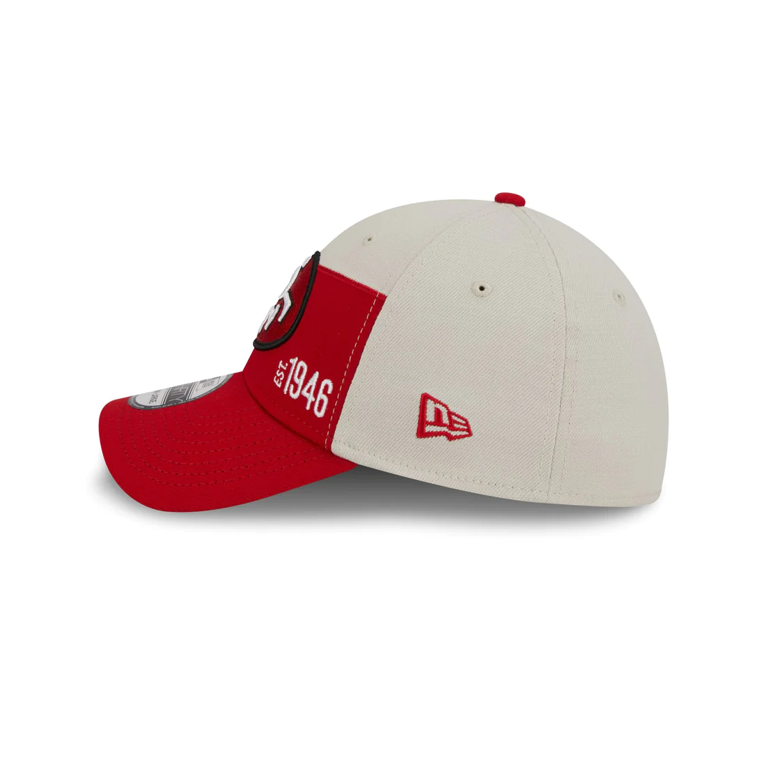 New Era San Francisco 49ers 2023 Sideline Historic 39THIRTY Stretch Fit