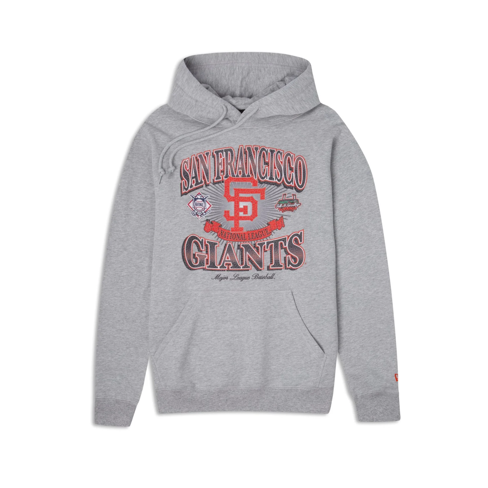 New Era Men's San Francisco Giants Summer Classics Hoodie-Gray