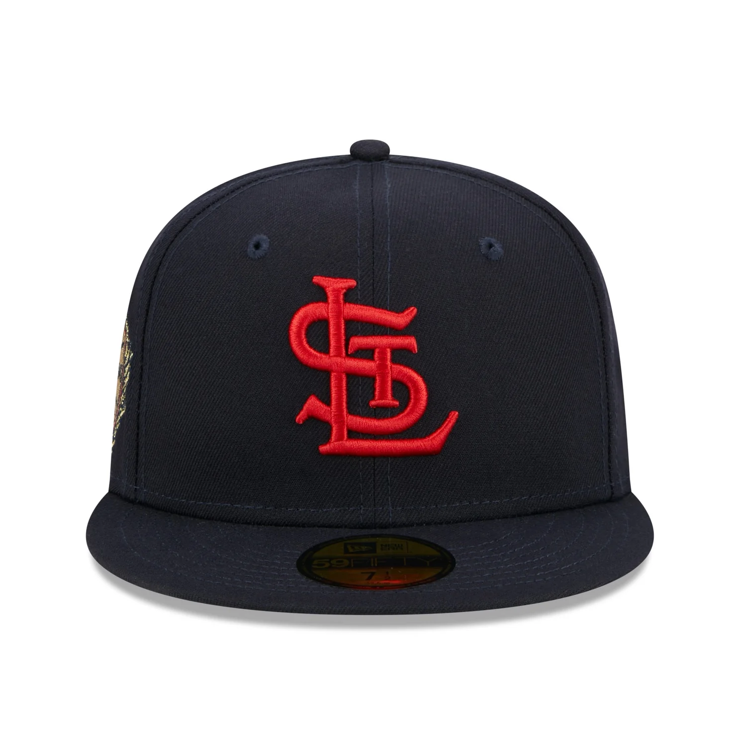 New Era St. Louis Cardinals Laurel 1942 World Series Side Patch 59fifty Fitted Cap-Navy