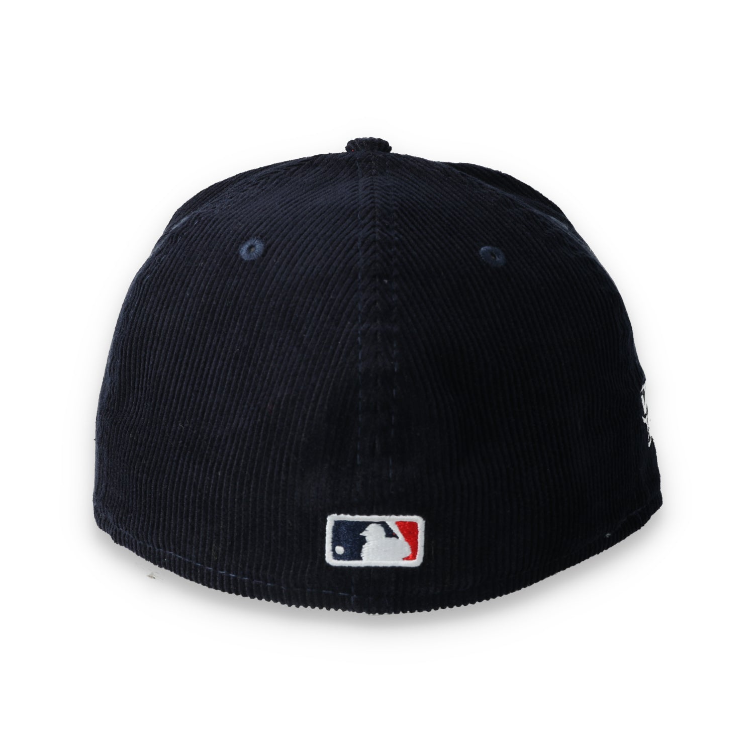 New Era Boston Red Sox Side Patch Corduroy Fitted Hat-Navy Blue