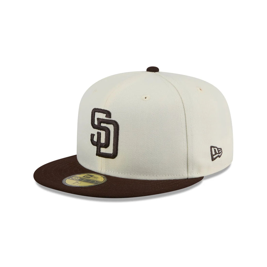 New Era San Diego Padres 59FIFTY Fitted Hat-Egg/Brown