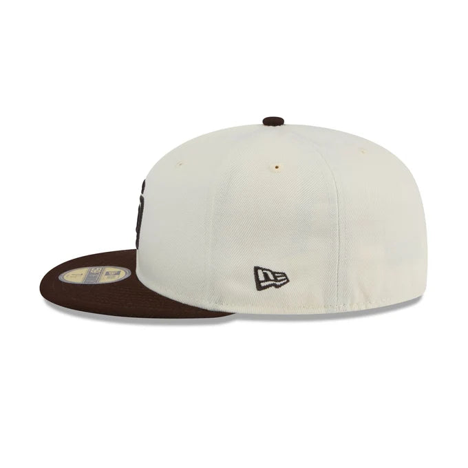 New Era San Diego Padres 59FIFTY Fitted Hat-Egg/Brown