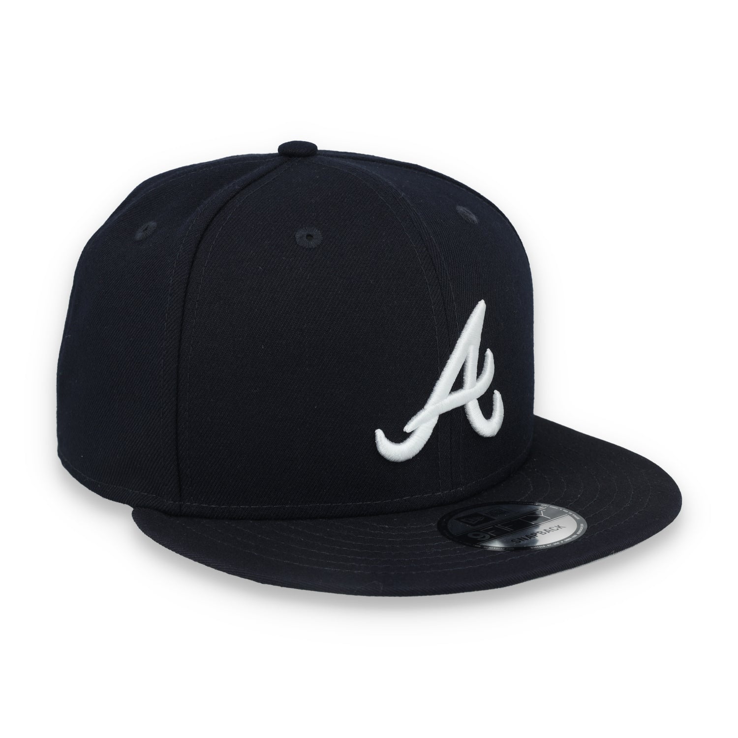 New Era Atlanta Braves On Field Alternative  9Fifty Snapback hat-Black/white