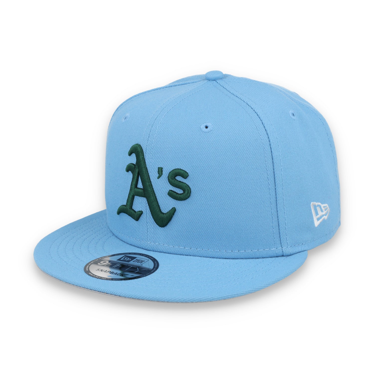 New Era Oakland Athletics MLB Basic 9FIFTY Snapback Hat-Sky Blue