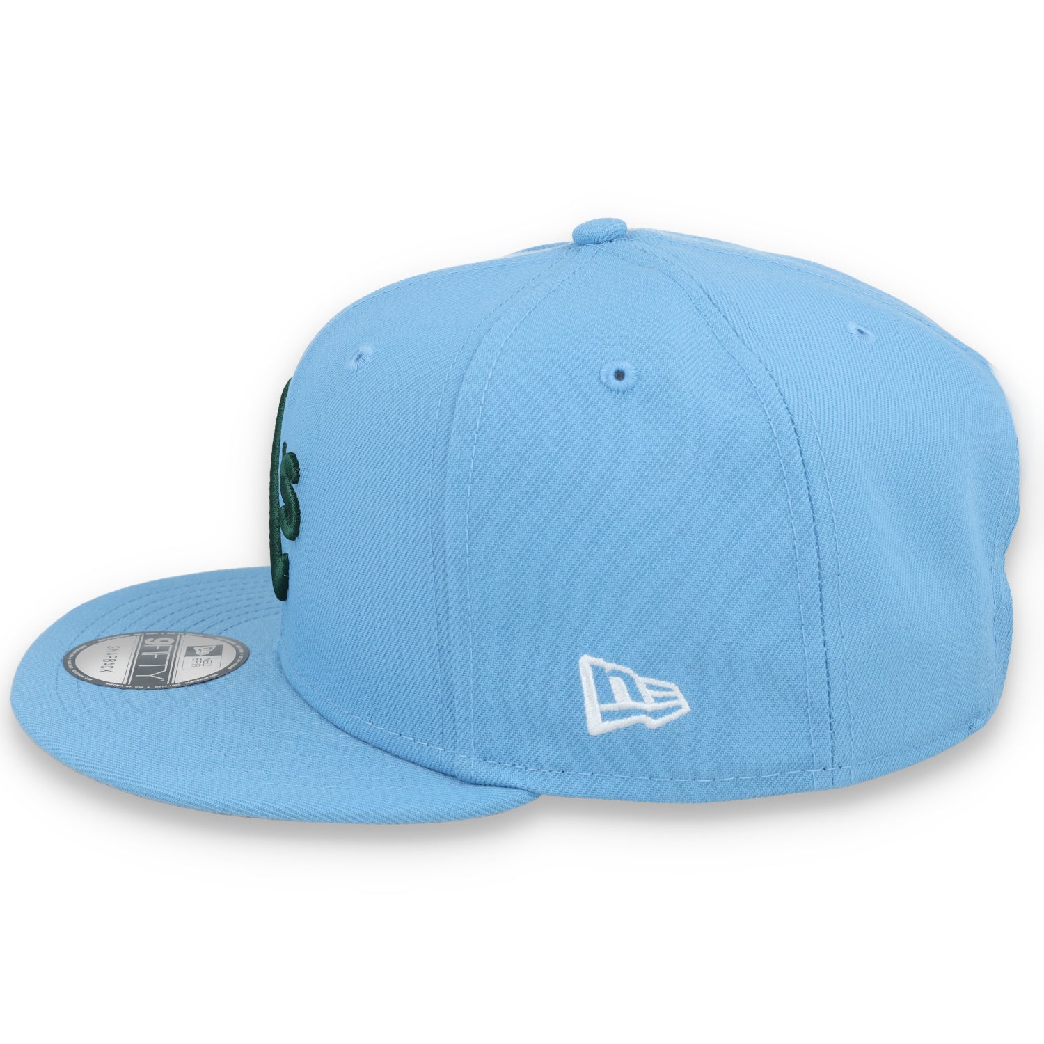 New Era Oakland Athletics MLB Basic 9FIFTY Snapback Hat-Sky Blue