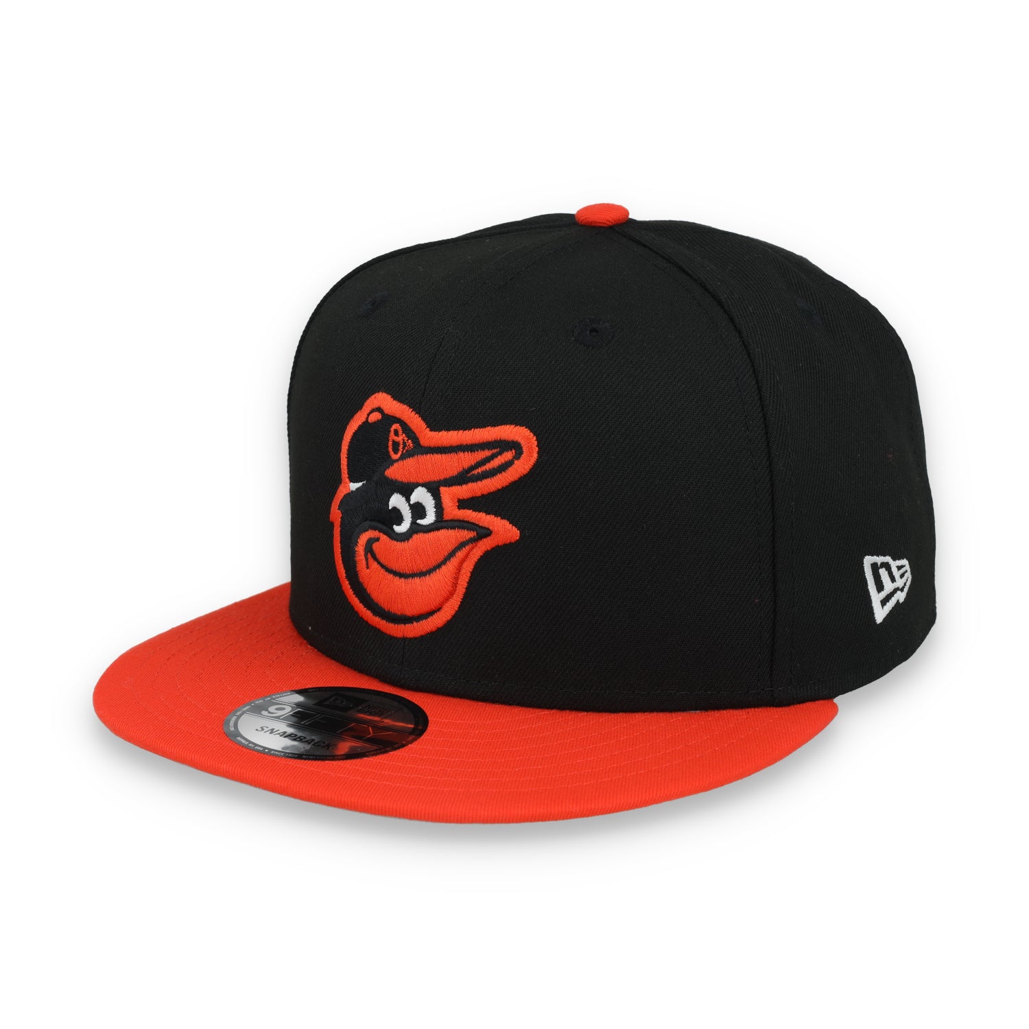 New Era Baltimore Orioles 9Fifty Snapback Hat-Black-orange
