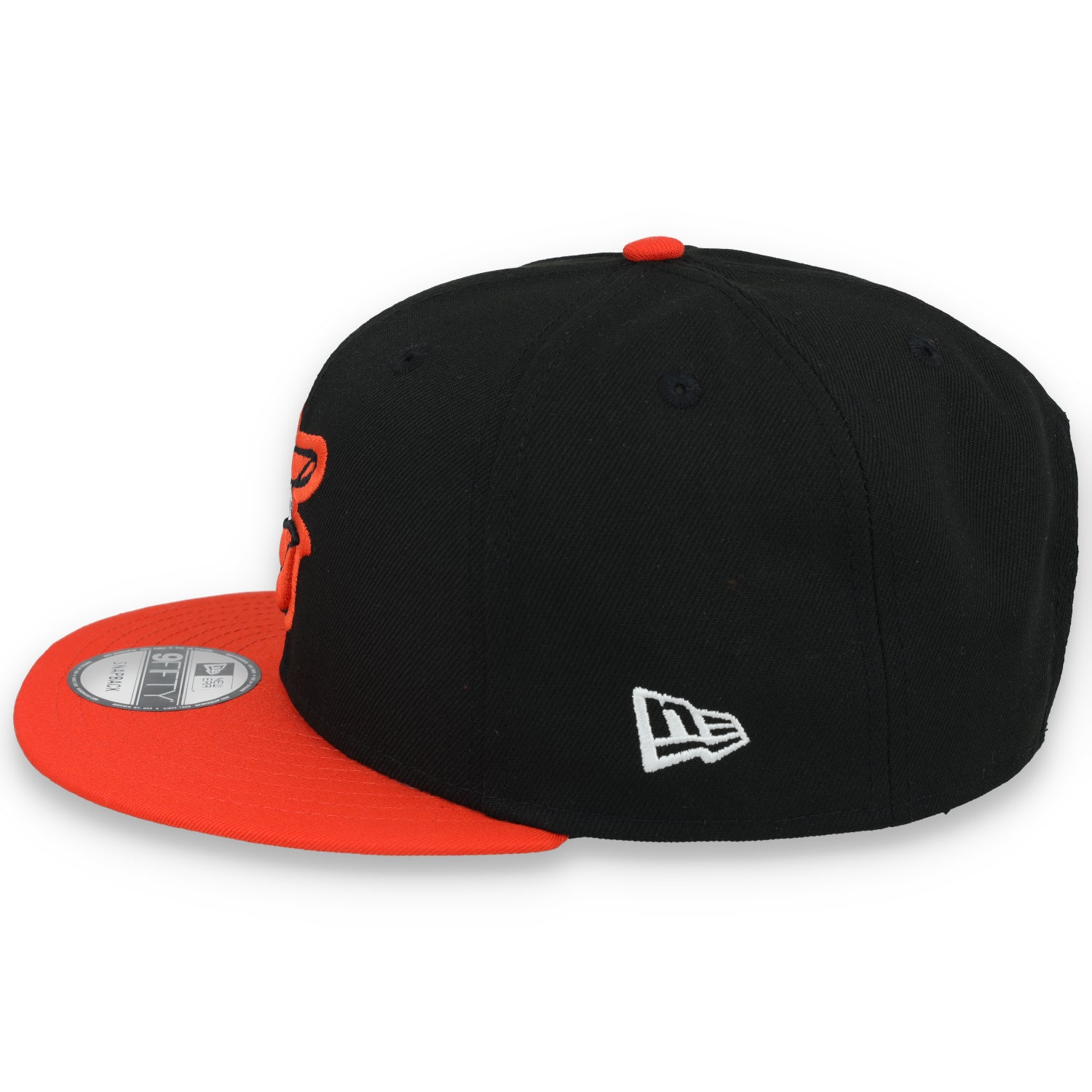 New Era Baltimore Orioles 9Fifty Snapback Hat-Black-orange