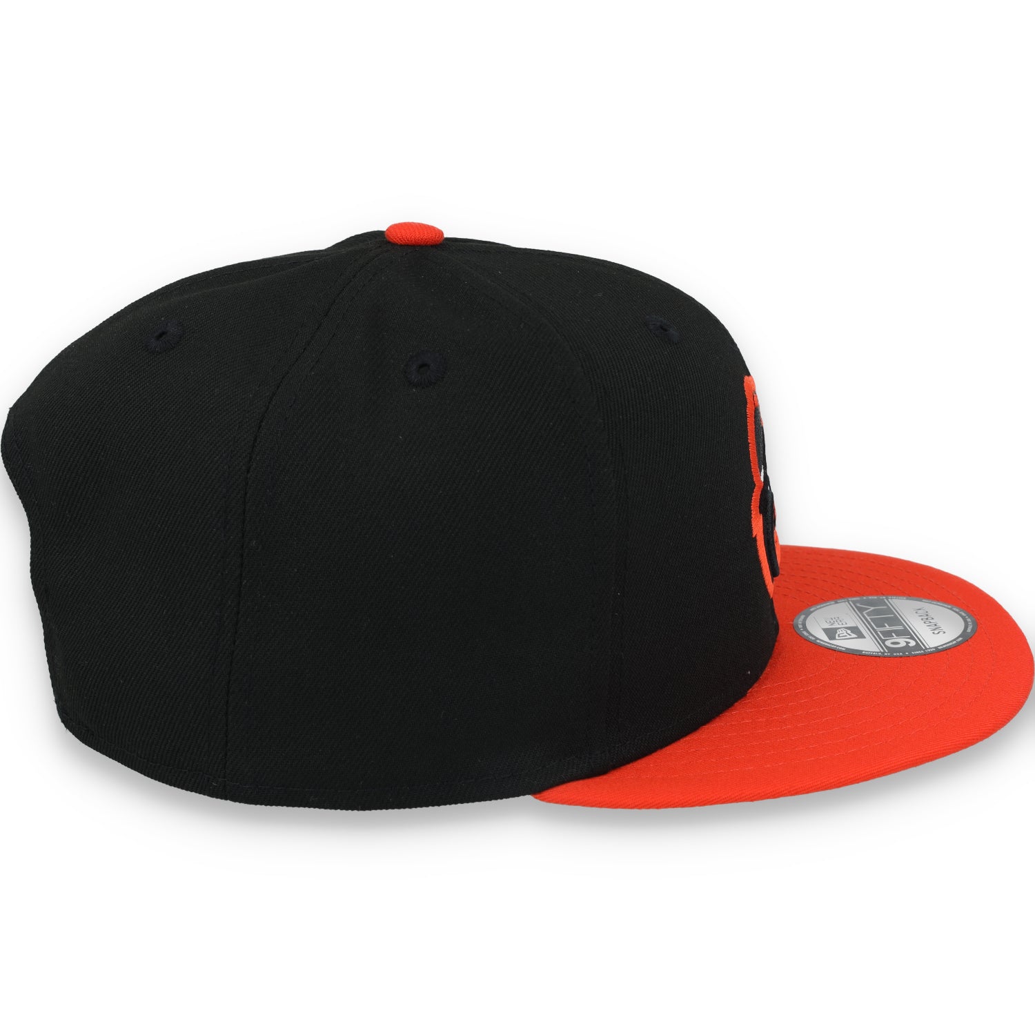 New Era Baltimore Orioles 9Fifty Snapback Hat-Black-orange