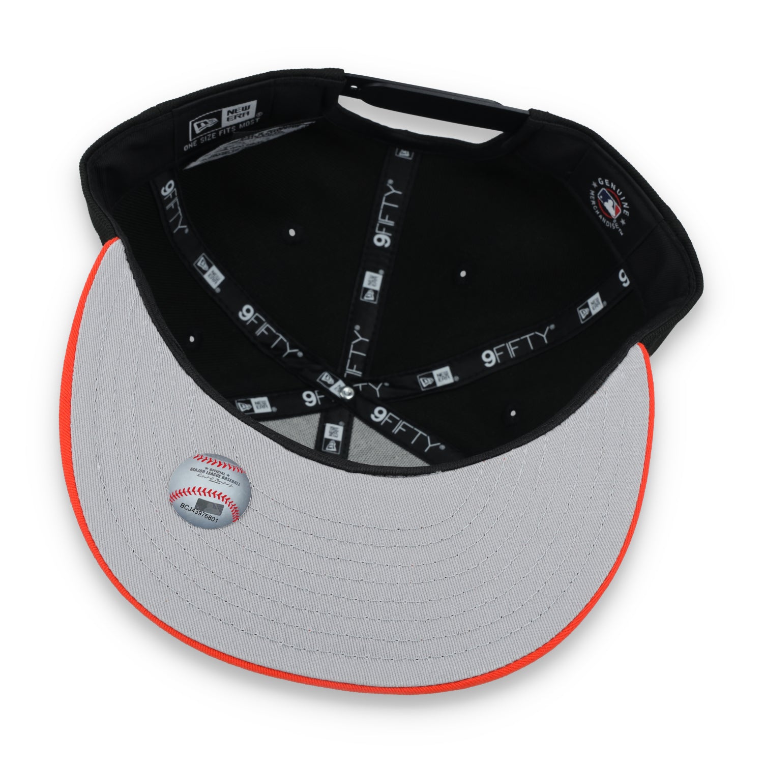 New Era Baltimore Orioles 9Fifty Snapback Hat-Black-orange