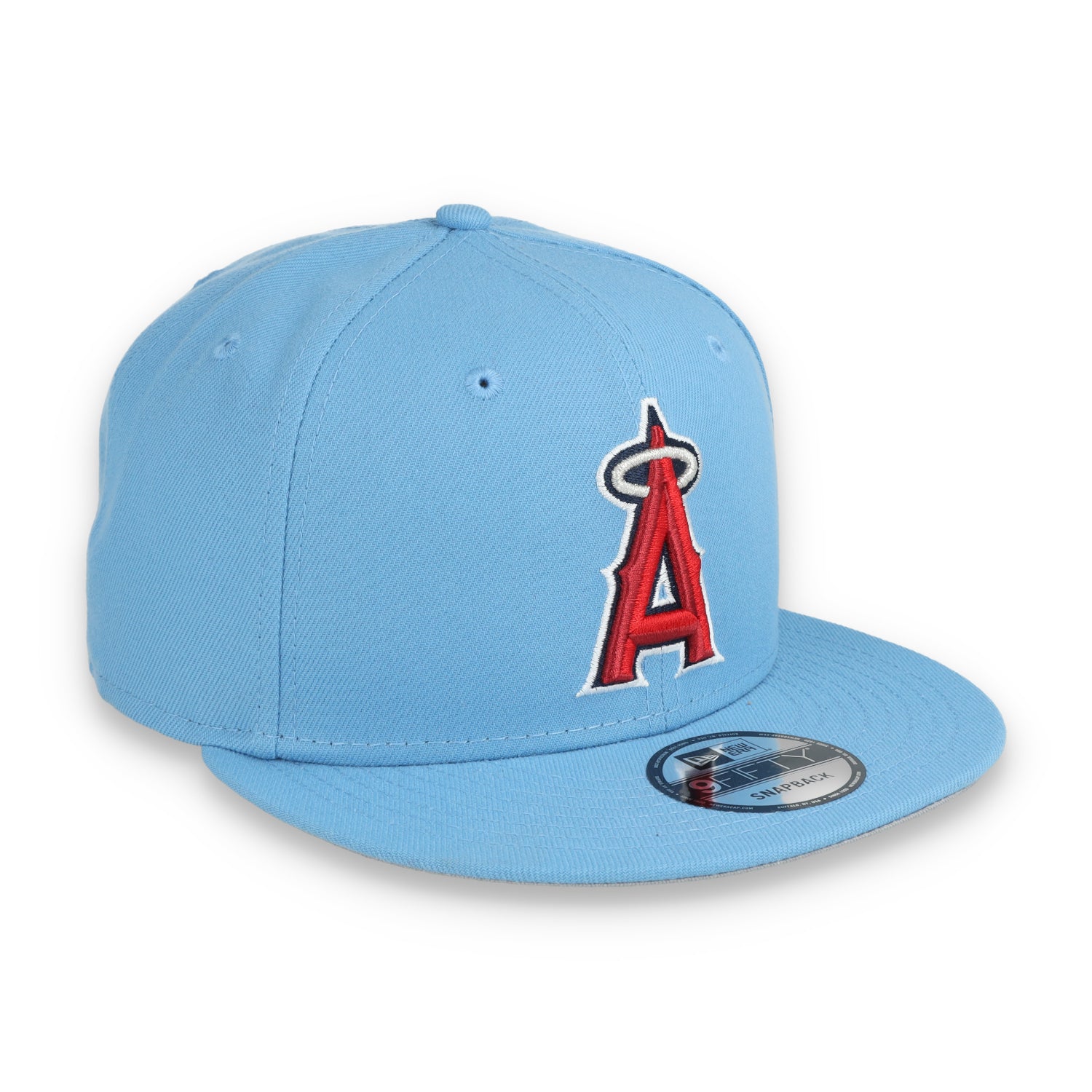 New Era Los Angeles Angels Evergreen 9FIFTY Snapback Hat-Sky Blue