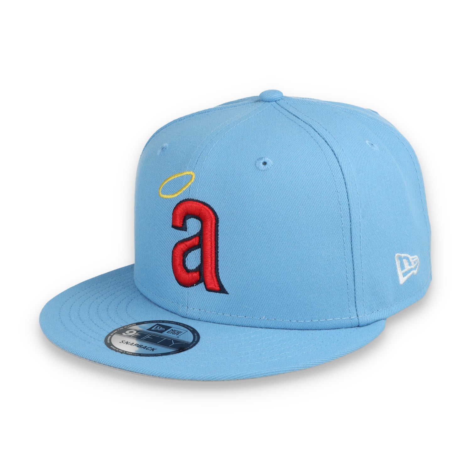 New Era Los Angeles Angels Evergreen 9FIFTY Snapback Hat-Sky Blue