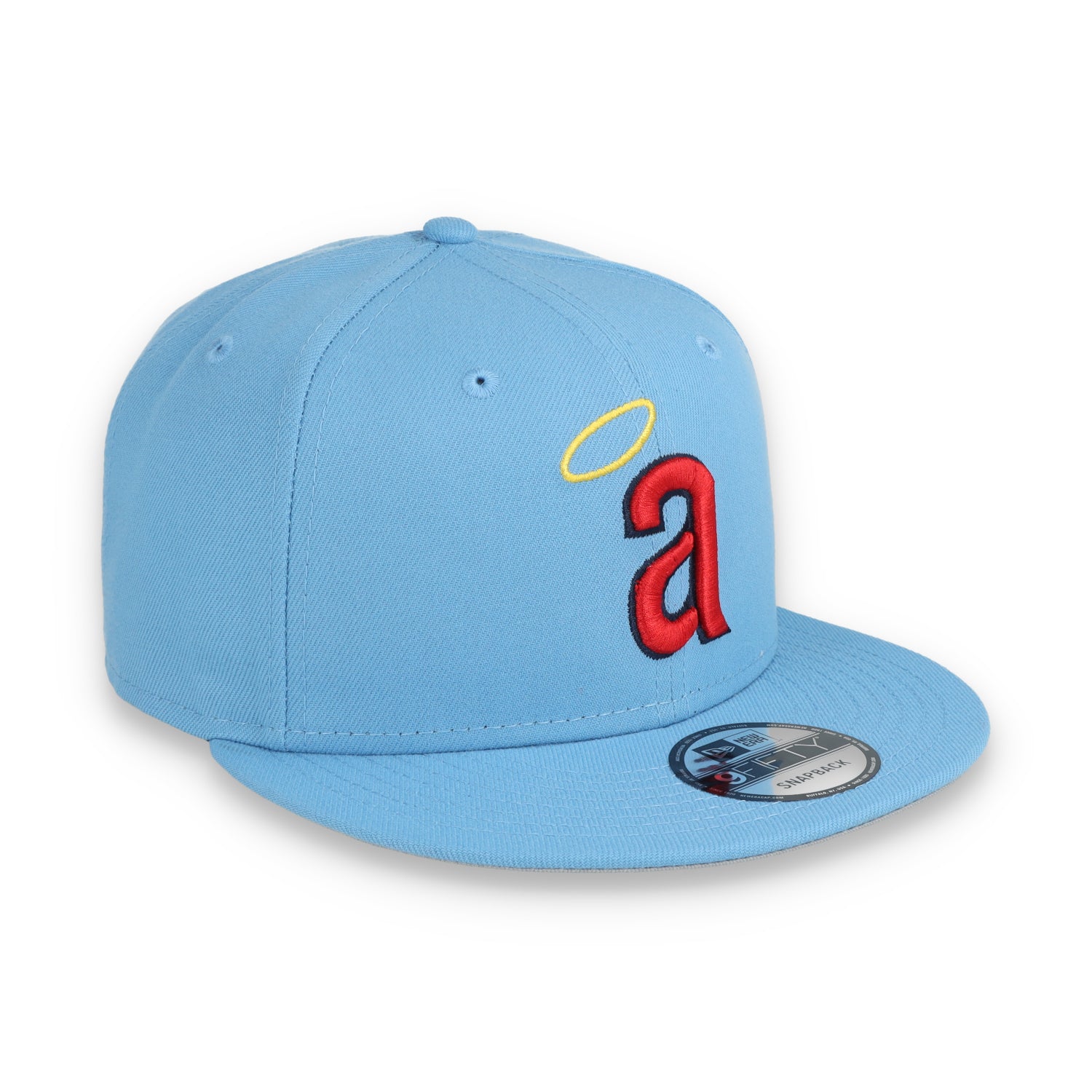 New Era Los Angeles Angels Evergreen 9FIFTY Snapback Hat-Sky Blue