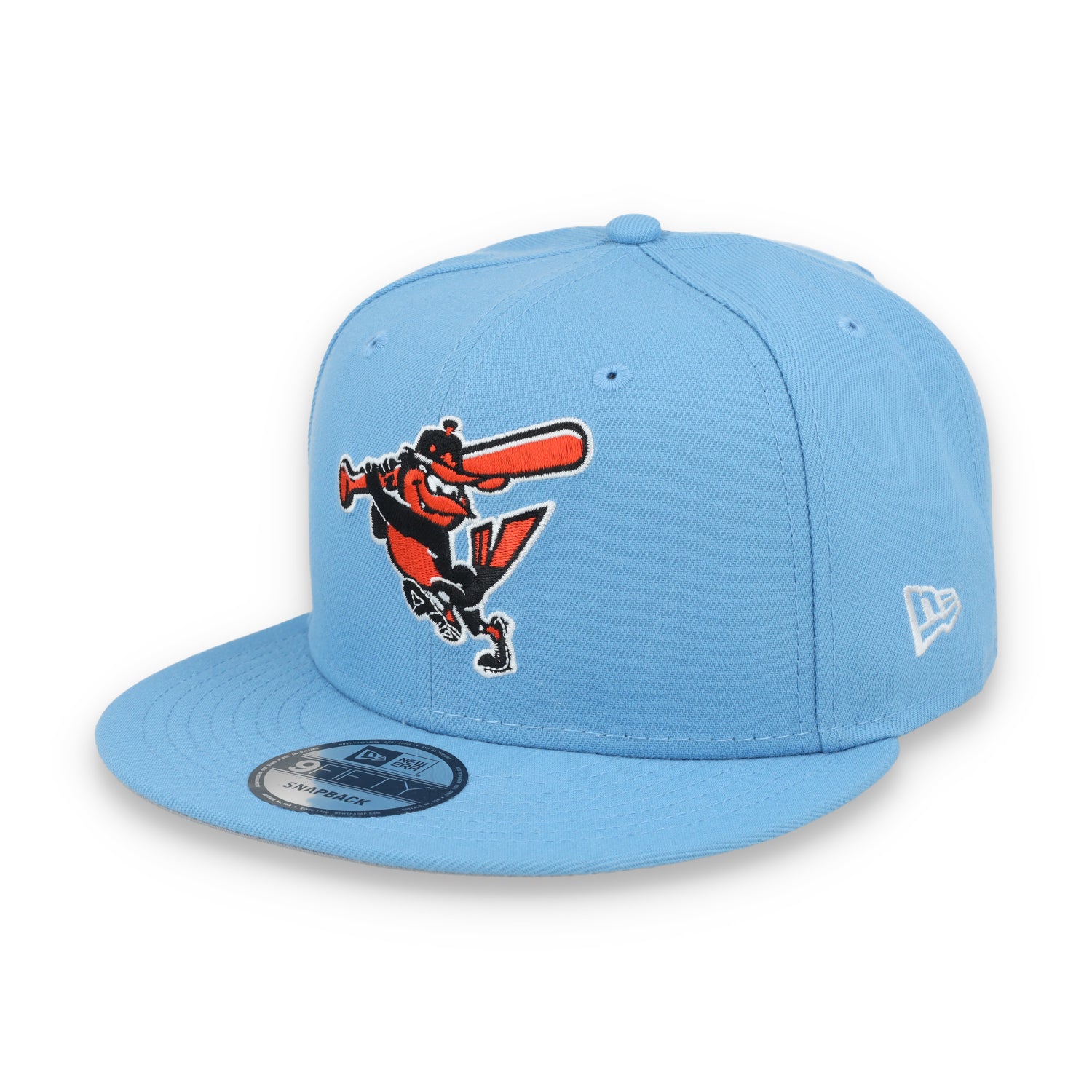 New Era  Baltimore Orioles Cooperstown Evergreen 9FIFTY Snapback Hat - Sky Blue